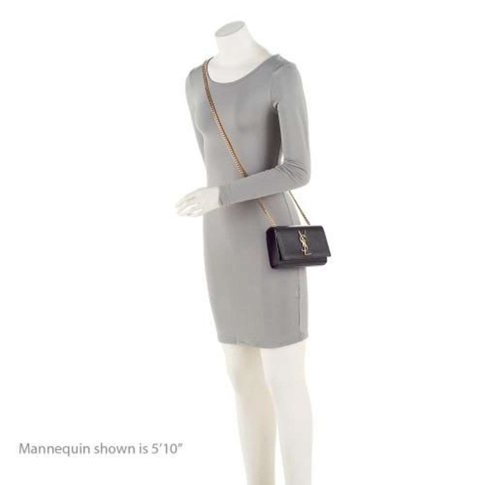 Saint Laurent Grain de Poudre Monogram Kate Small Crossbody Bag - Picture 5 of 15